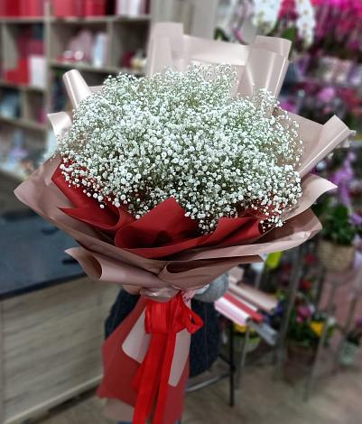 Букет цветов из: Гипсофила в Преградном