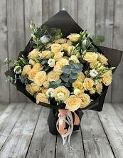 Букет цветов из:  Розы и Лизиантусы в Преградном