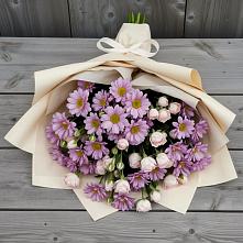 Букет цветов из:  Розы и Хризантемы в Преградном