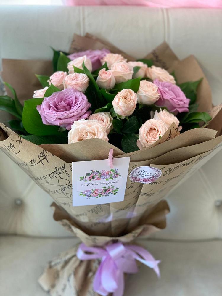 Букет цветов из: Розы в Преградном