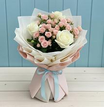 Букет цветов из:  Розы в Преградном