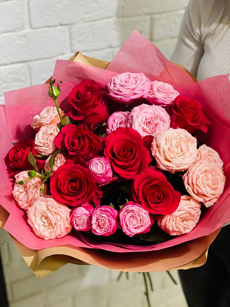 Букет цветов из: Розы в Преградном