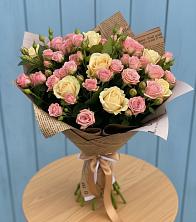 Букет цветов из:  Розы в Преградном