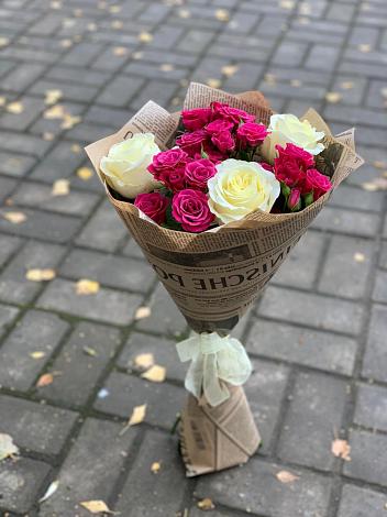 Букет цветов из: Розы в Преградном