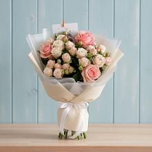 Букет цветов из:  Розы в Преградном