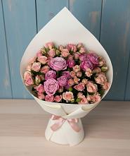 Букет цветов из:  Розы #REPLACE_PRED# Преградном